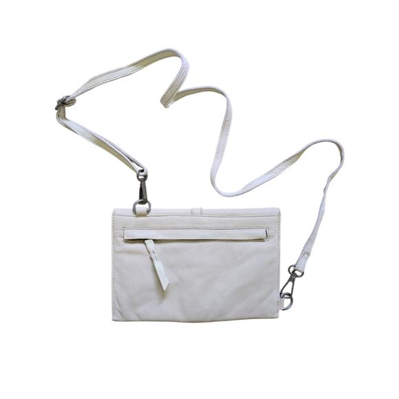 Free People Jetsetter Crossbody Bag Envelope Hybrid Purse and Wallet in Cream - Picture 2 of 6